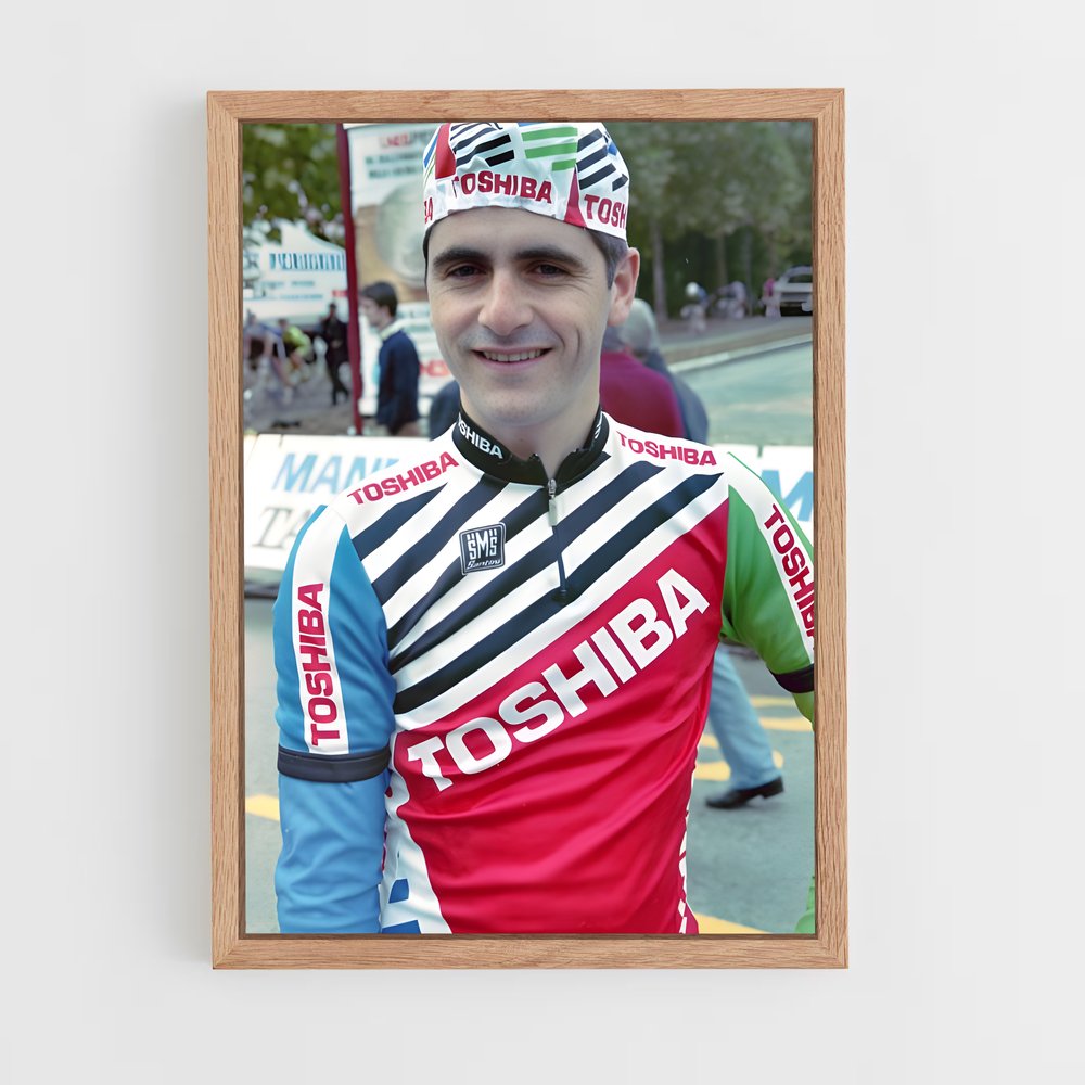 Poster L'Élan de Laurent – affiche Cyclisme (vue 4)